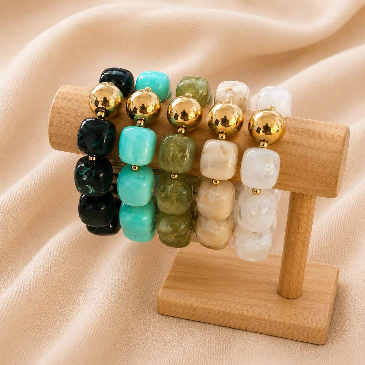 Braceles élastique colorés