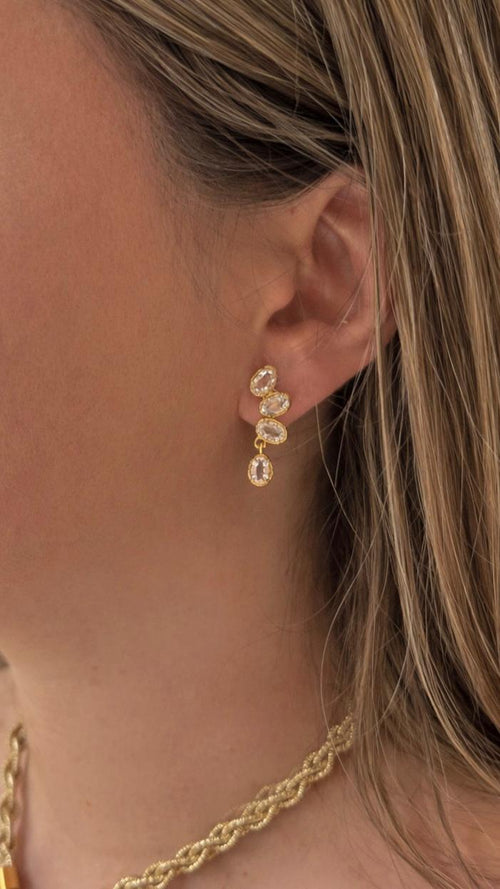 Boucles Albane blanches