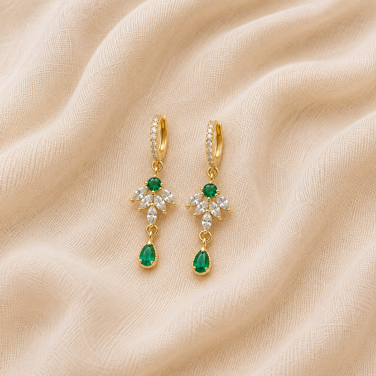Boucles Nuria vertes