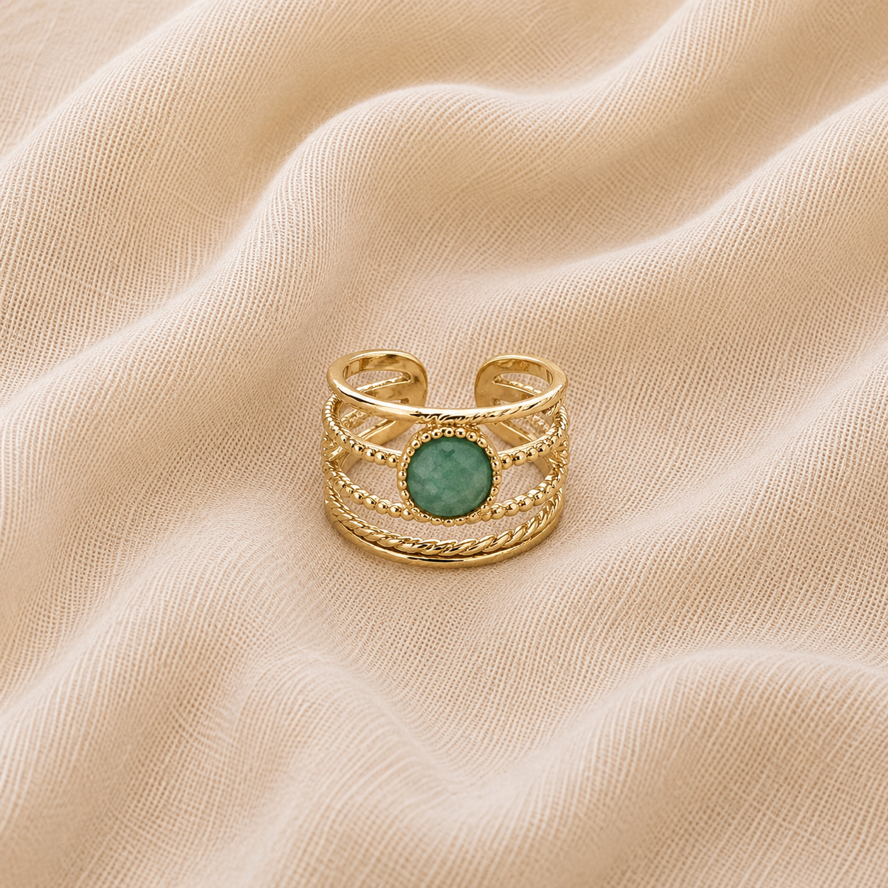 Bague Nina amazonite