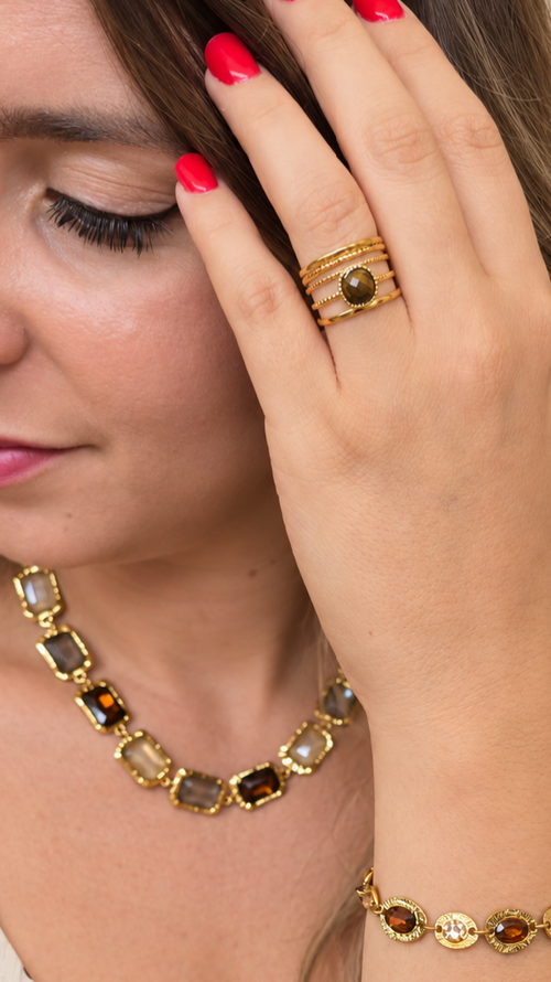 Bague Nina œil de tigre – Soleina