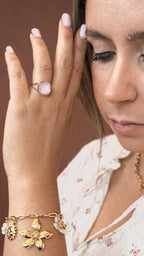Bague Agathe rose