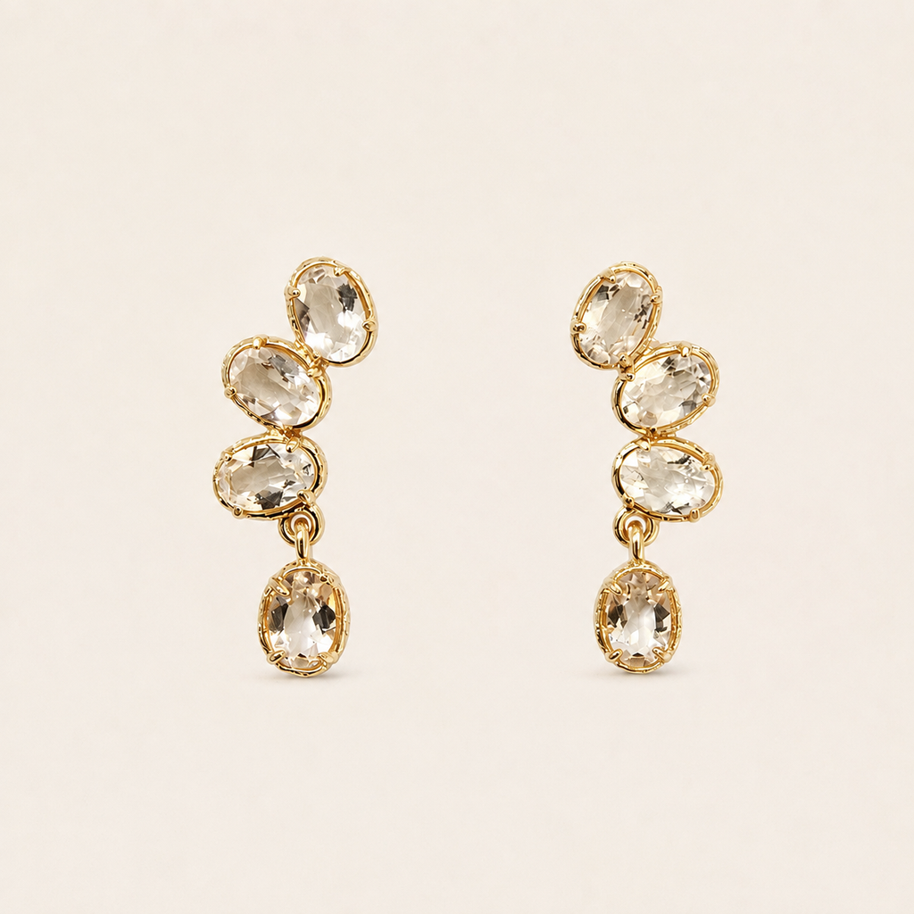 Boucles Albane blanches – Soleina