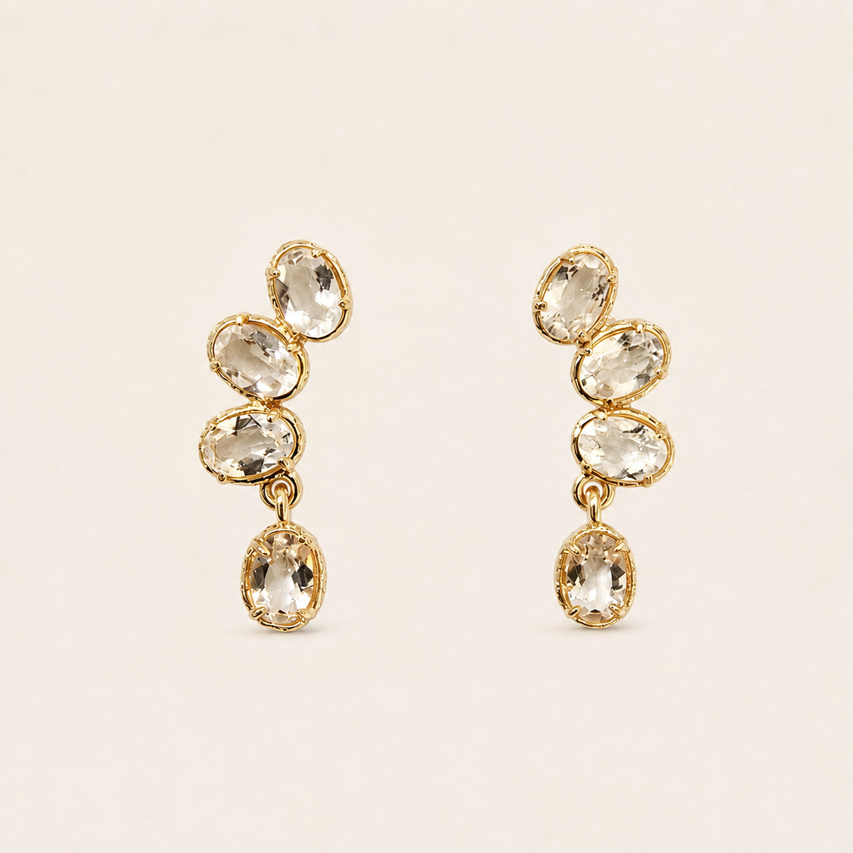Boucles Albane blanches – Soleina