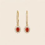 Boucles Nour orange – Soleina