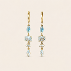Boucles pendantes bleues Mia – Soleina