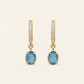 Boucles Margot bleues – Soleina