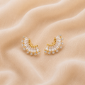 Boucles ovales cristaux