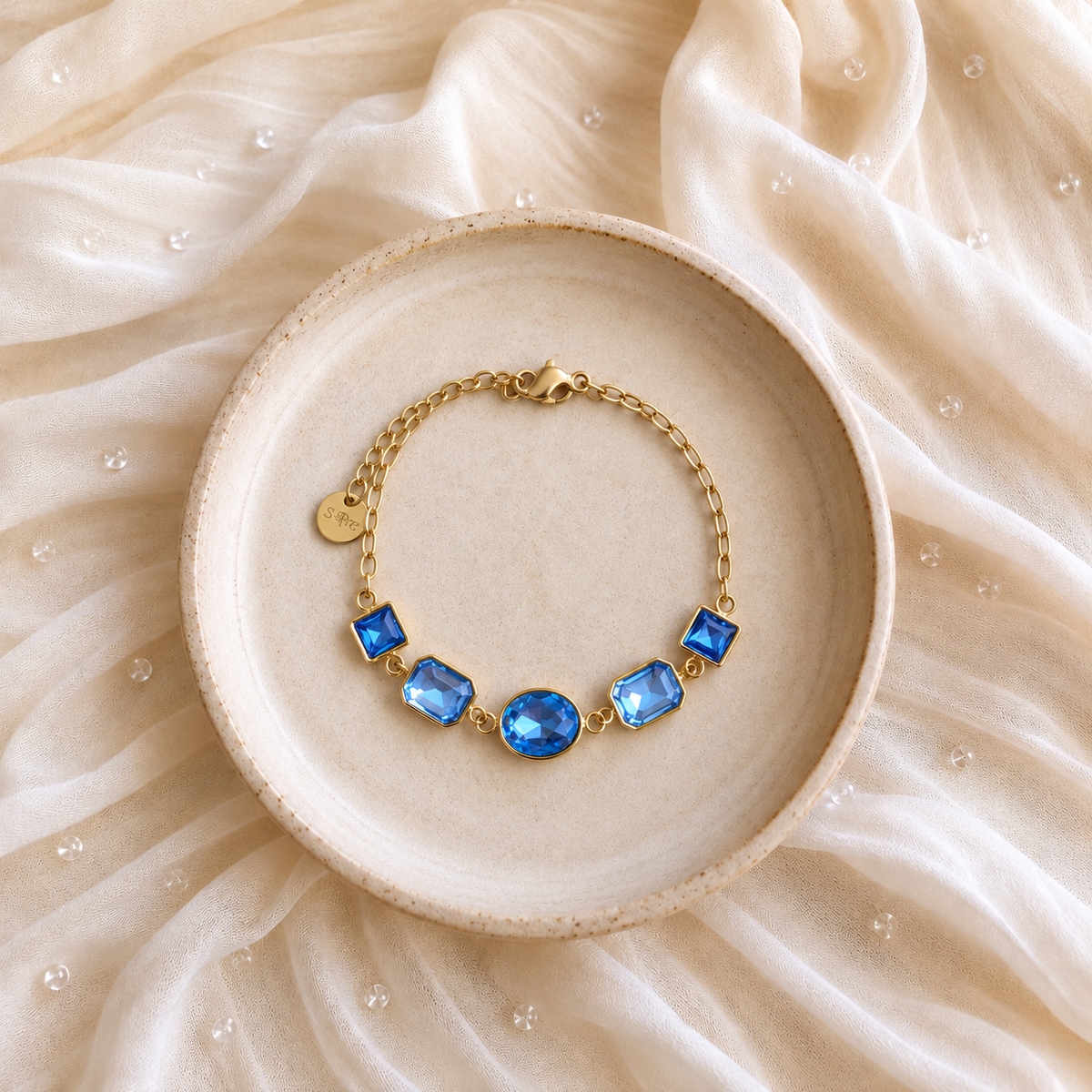 Bracelet Aya bleu – Soleina