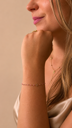 Bracelet perles Talia rose