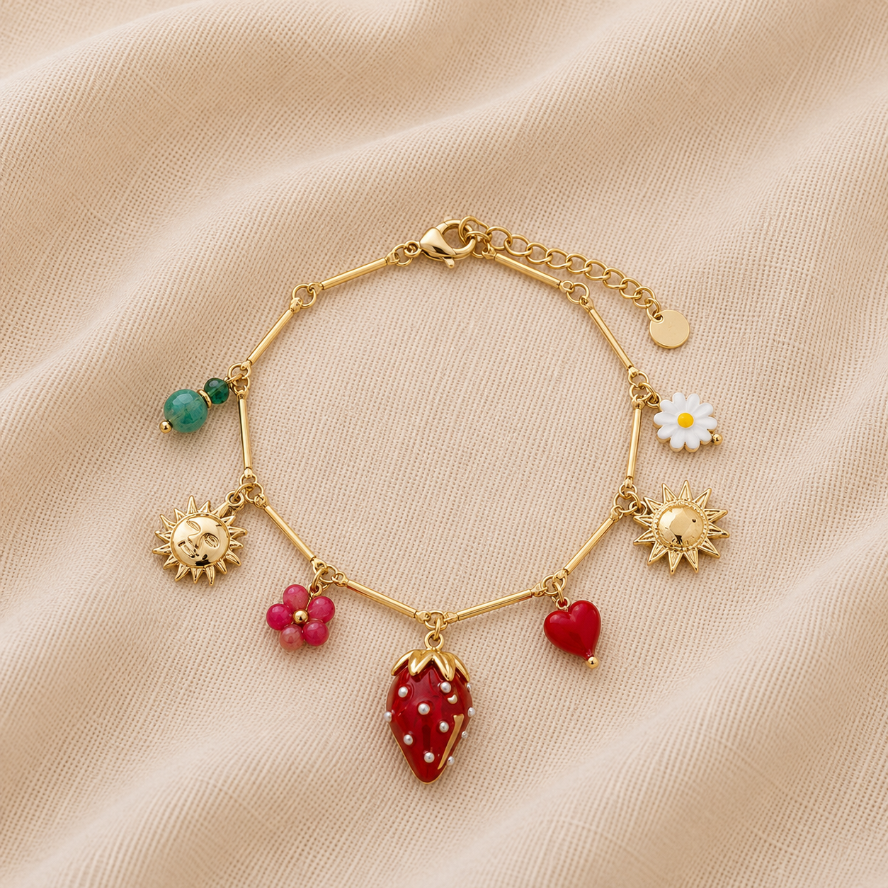 Bracelet fraise