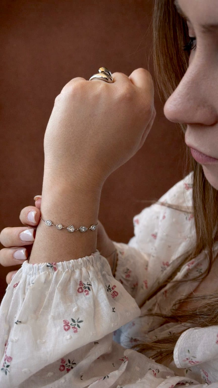 Bracelet Aurélie argenté