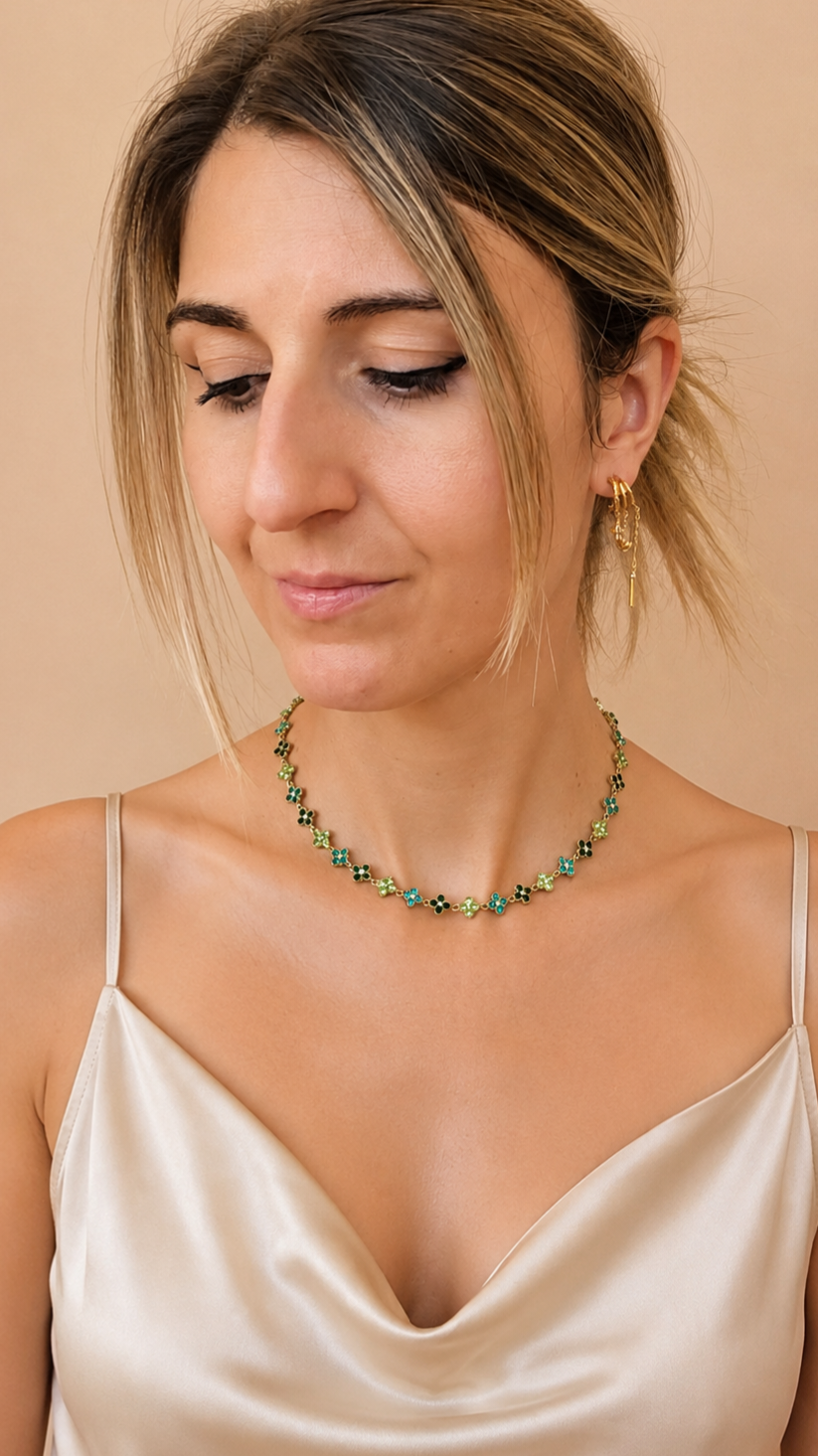 Collier Charline vert