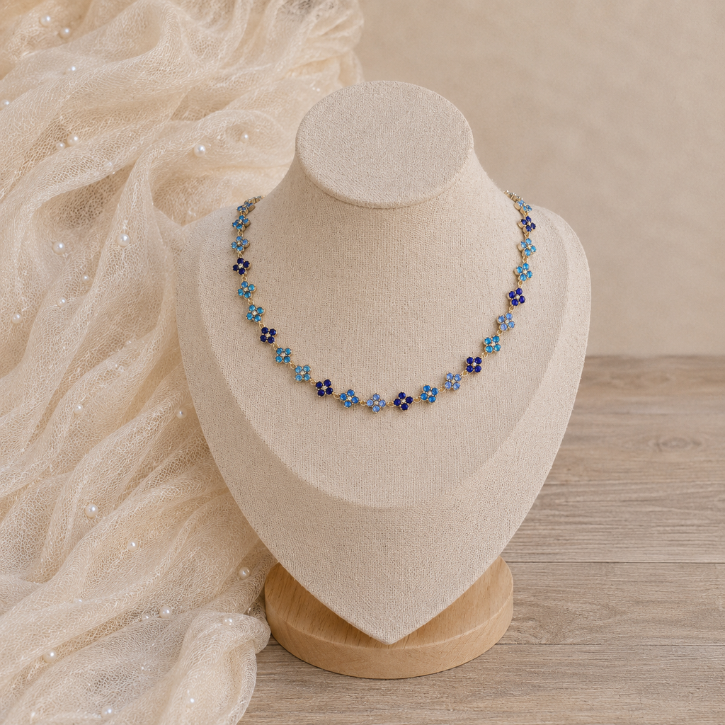 Collier Charline bleu – Soleina