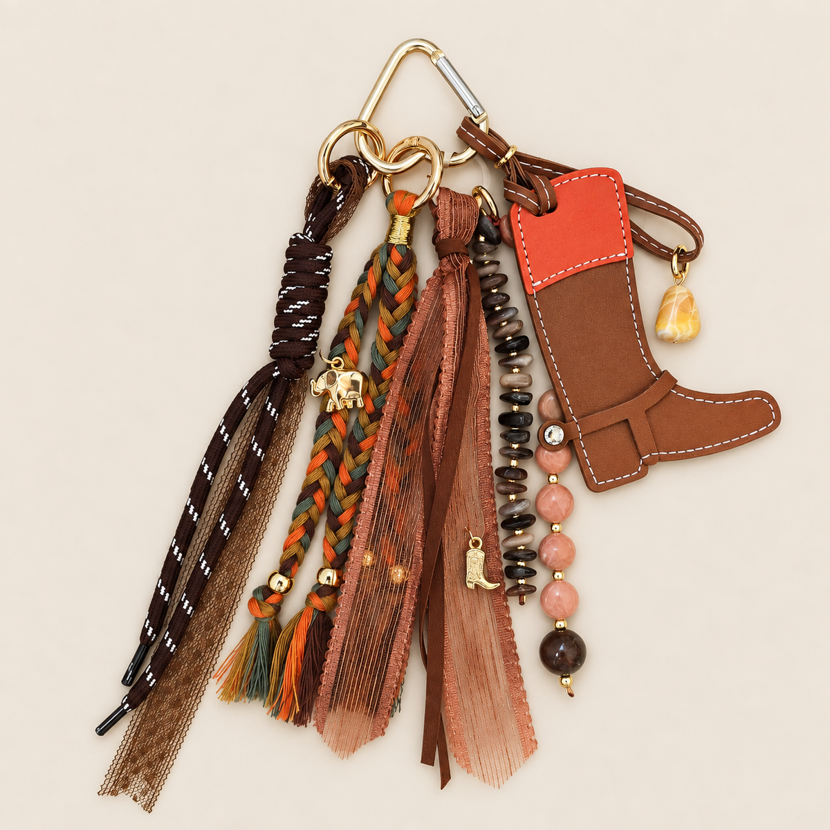 Bijou de sac marron – Soleina