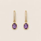 Boucles Margot violettes – Soleina