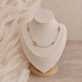 Sautoir maille marine doré – Soleina