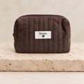 Trousse de toilette chocolat – Soleina