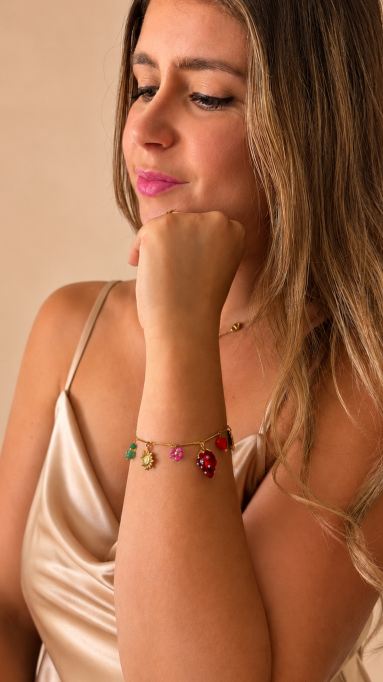 Bracelet fraise