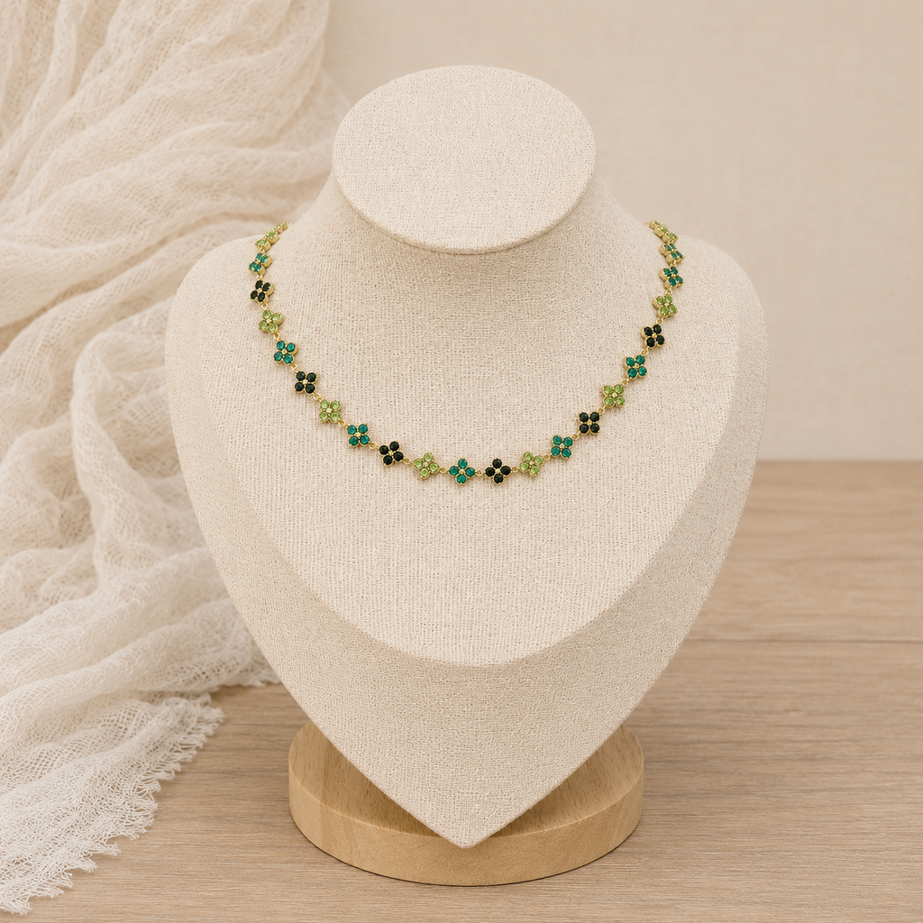 Collier Charline vert