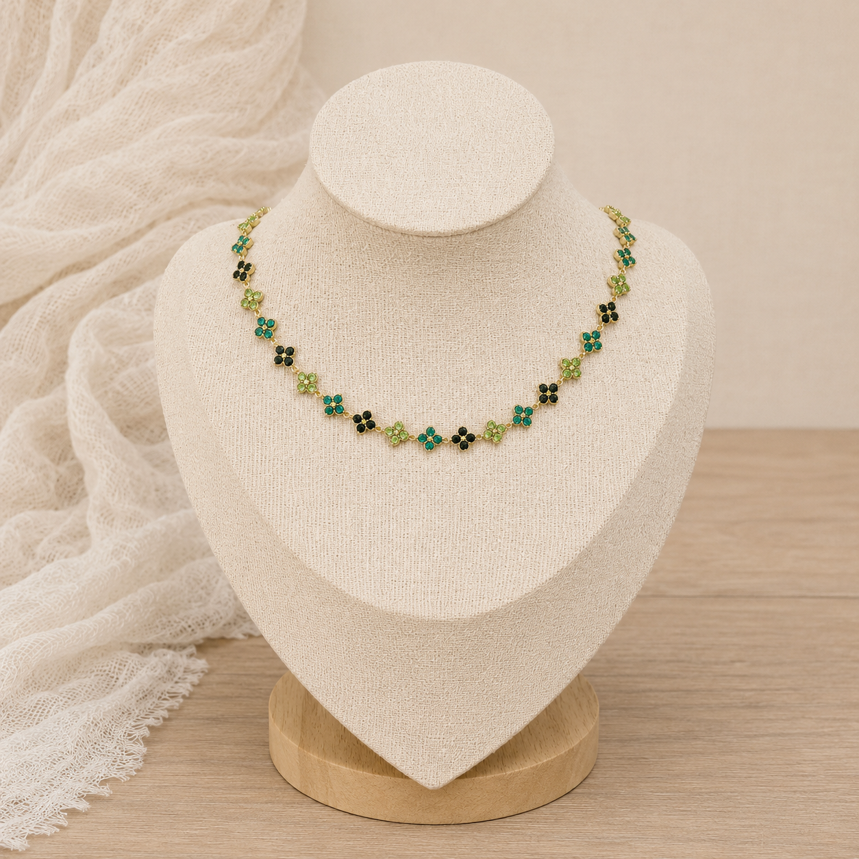 Collier Charline vert