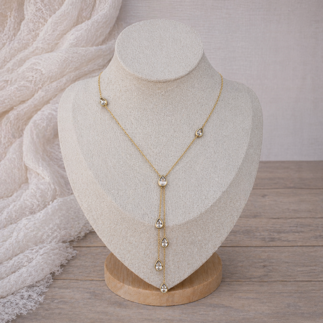 Collier Liana blanc
