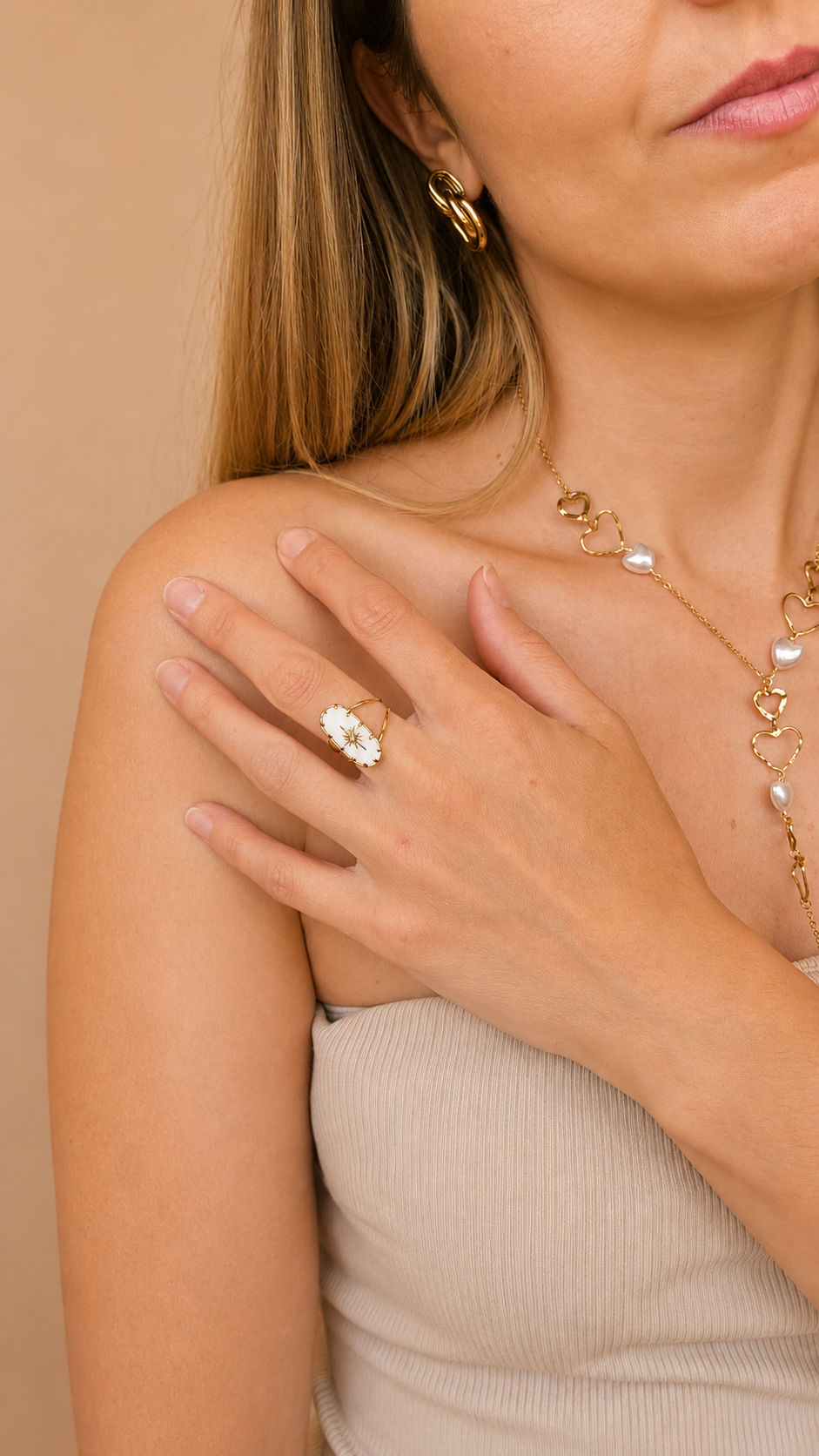 Bague blanche