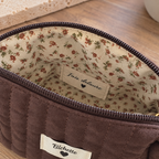 Trousse de toilette chocolat – Soleina