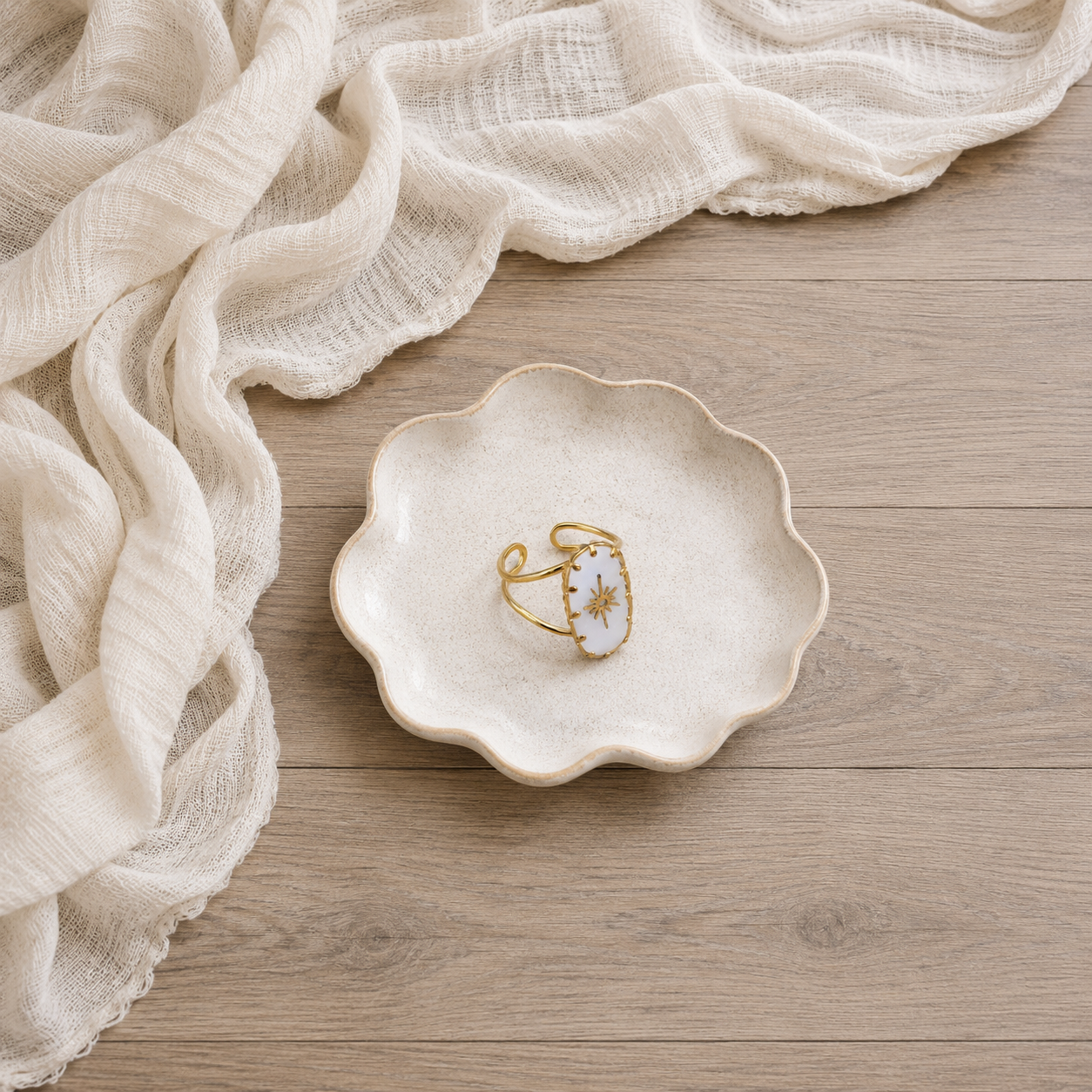Bague blanche