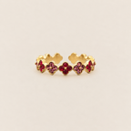 Bague Malia trèfles roses – Soleina