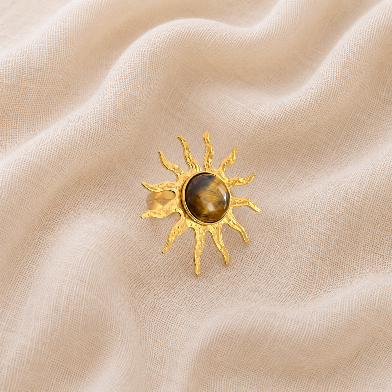 Bague Marie marron