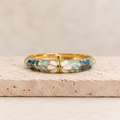 Jonc thaïlandais large bleu – Soleina