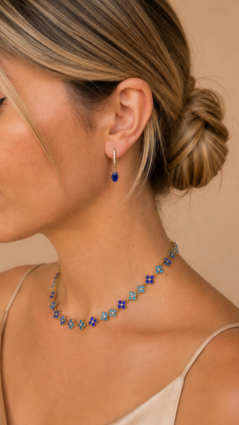 Boucles Margot bleues