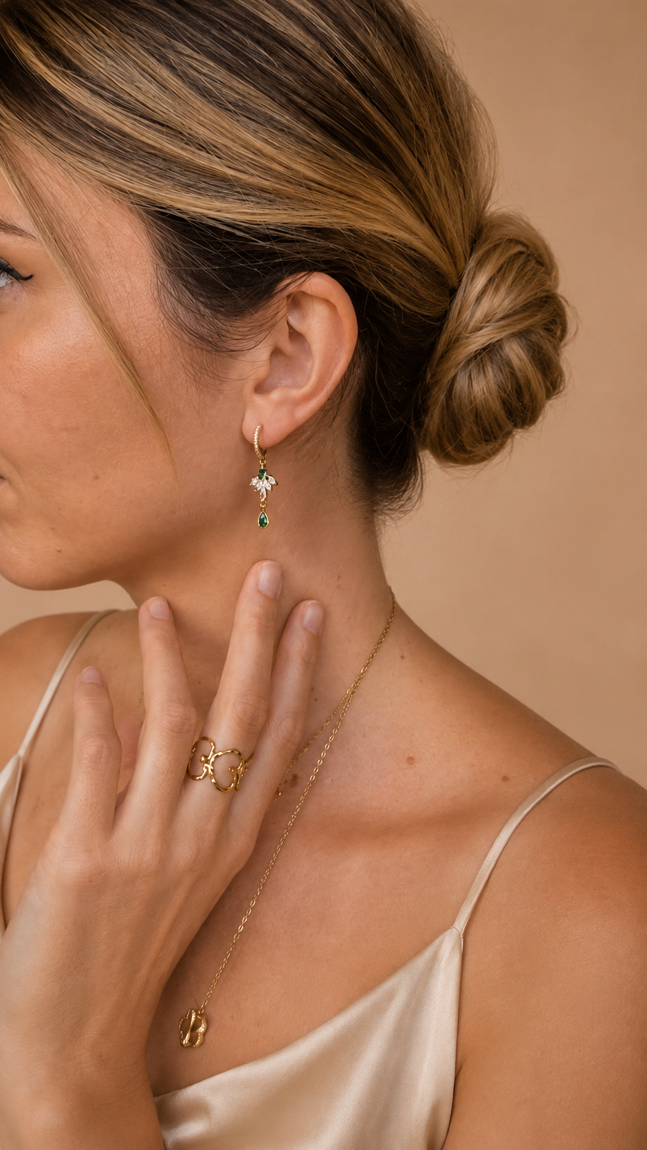 Boucles Nuria vertes